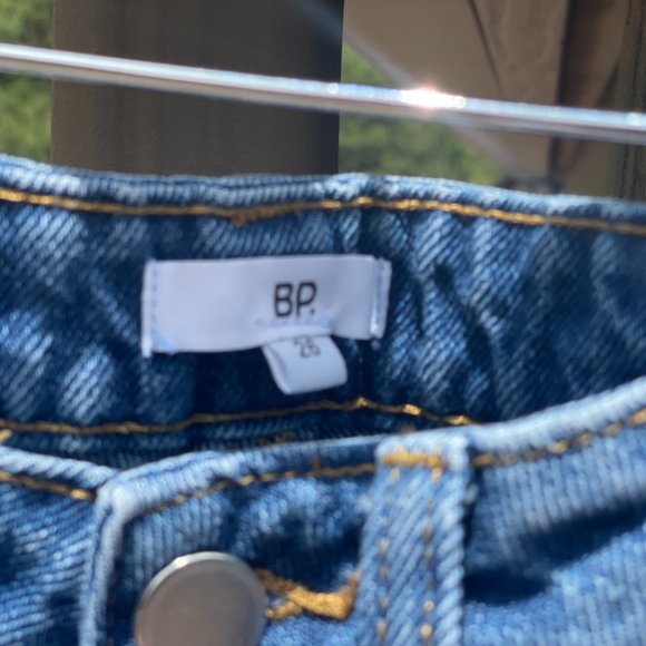 Nordstrom BP Embroidered Straight Leg Mid-Rise Jeans NWOT - Picture 6 of 6